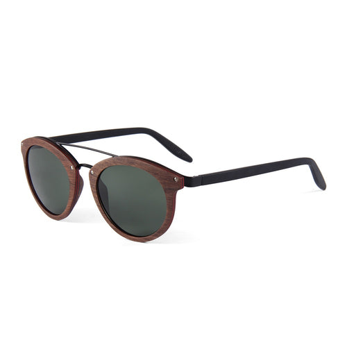Arashi Walnut sunglasses by Kobe Afrika, product view 1