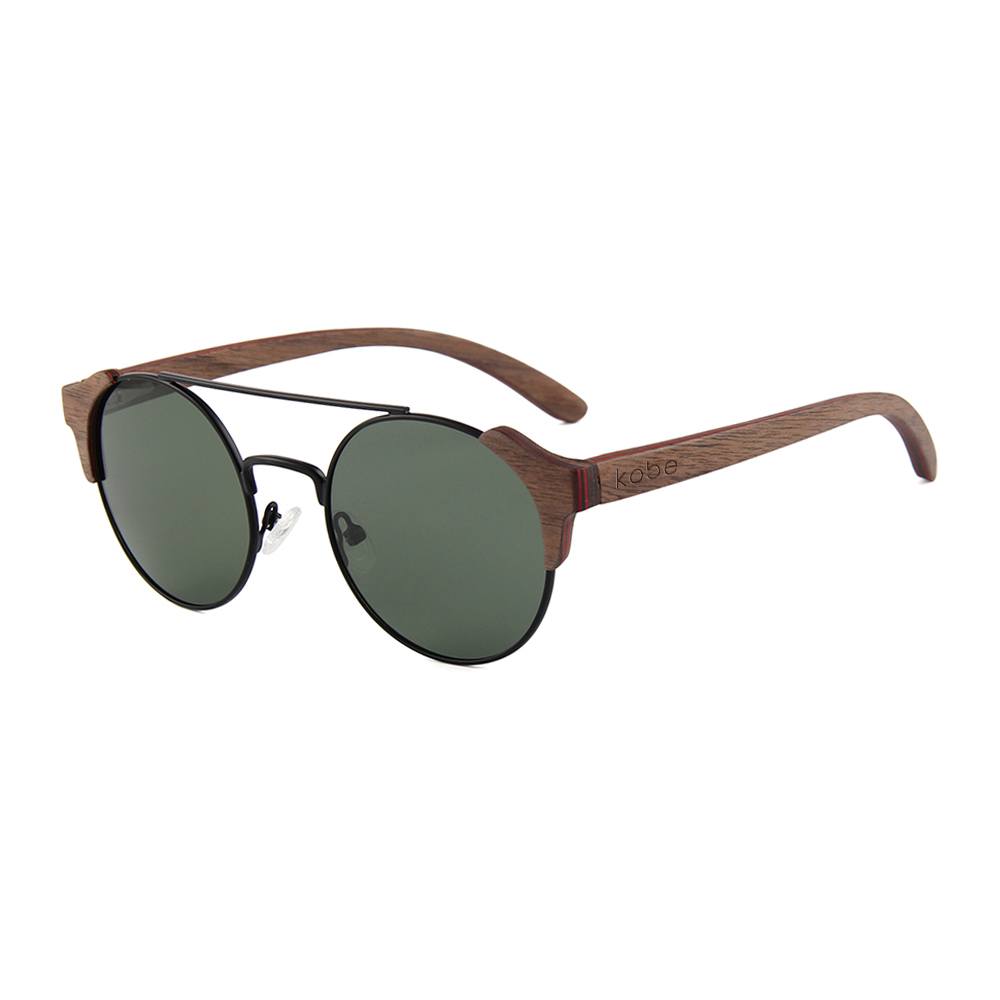 Atacama Walnut sunglasses by Kobe Afrika, product view 1