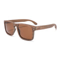 Fraser Walnut sunglasses by Kobe Afrika, product view 1