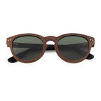 Java Walnut sunglasses by Kobe Afrika, product view 3