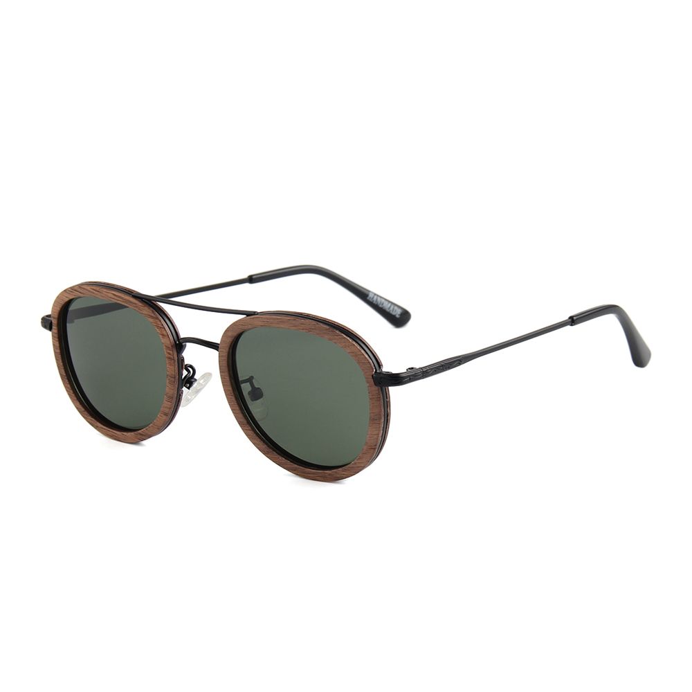 Kyzyl Walnut sunglasses by Kobe Afrika, product view 1