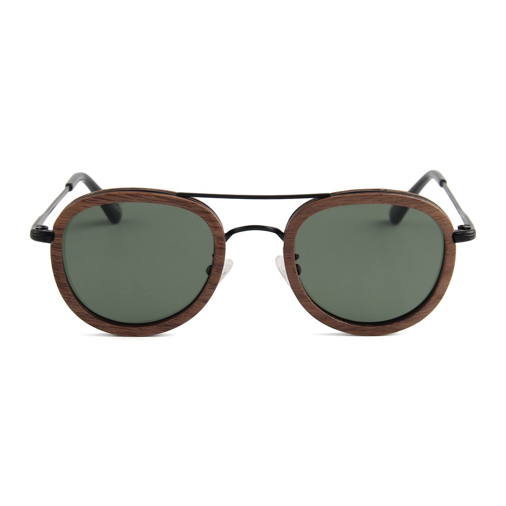 Kyzyl Walnut sunglasses by Kobe Afrika, product view 2