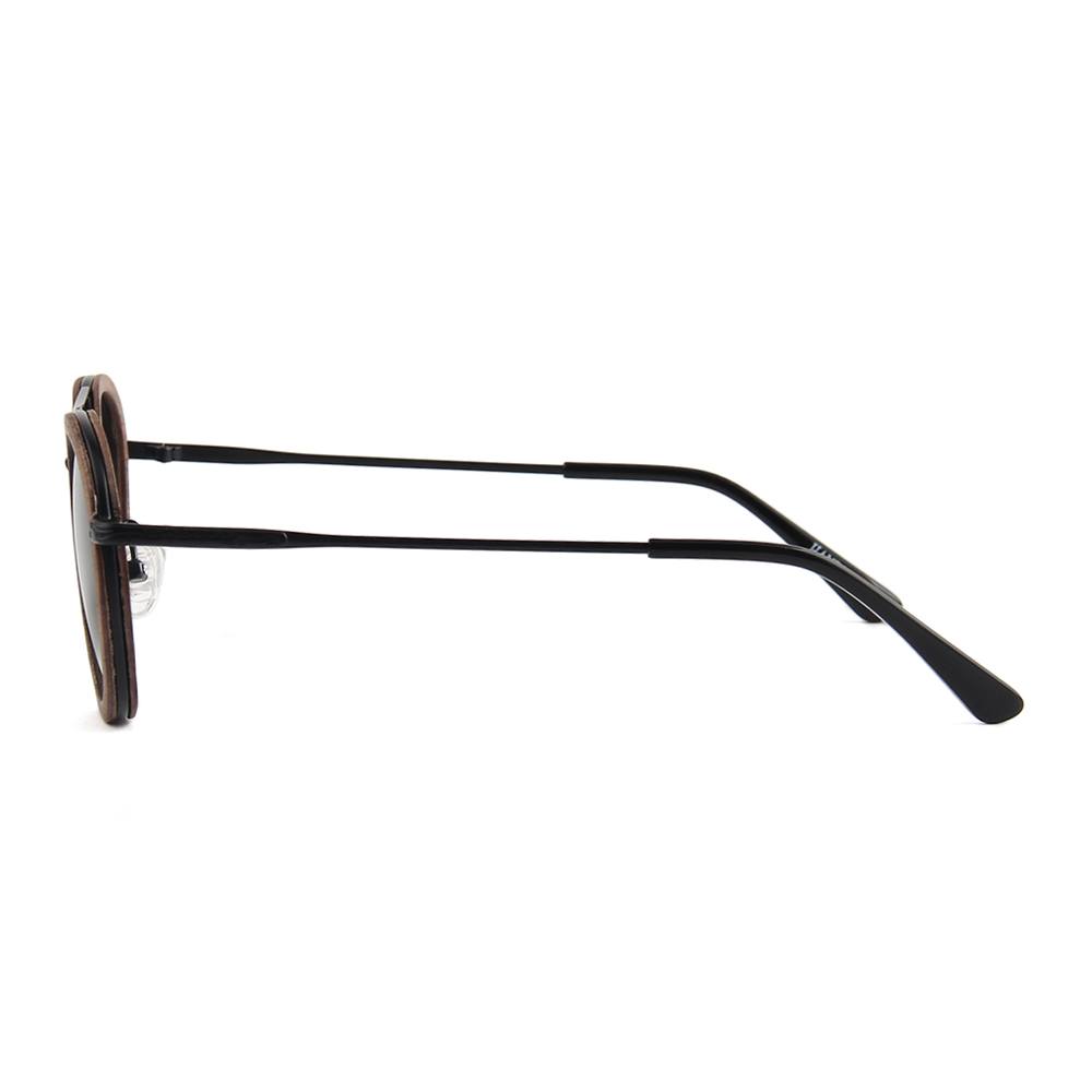 Kyzyl Walnut sunglasses by Kobe Afrika, product view 3