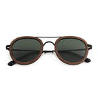Kyzyl Walnut sunglasses by Kobe Afrika, product view 4