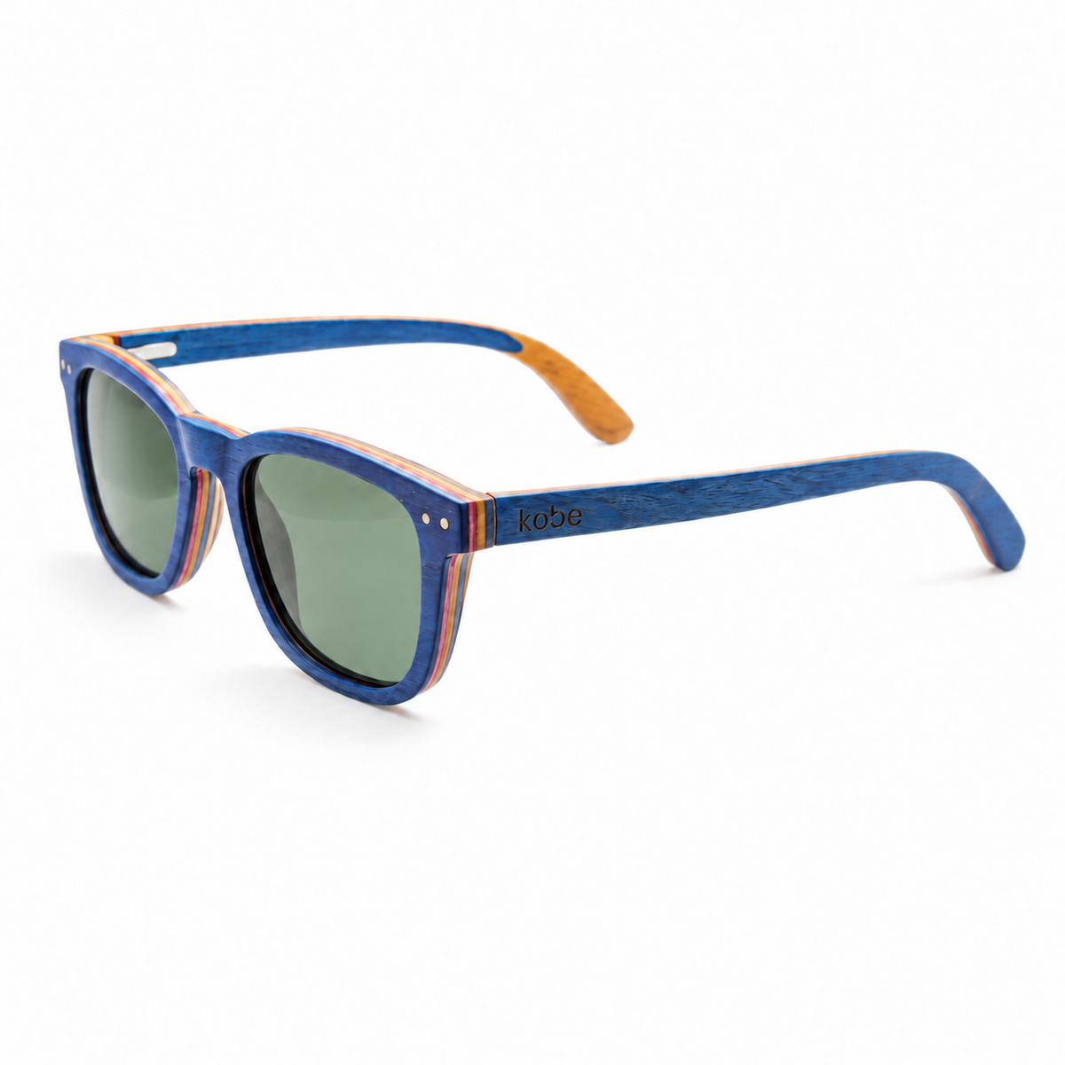 Oahu Skate Blue sunglasses by Kobe Afrika, product view 1