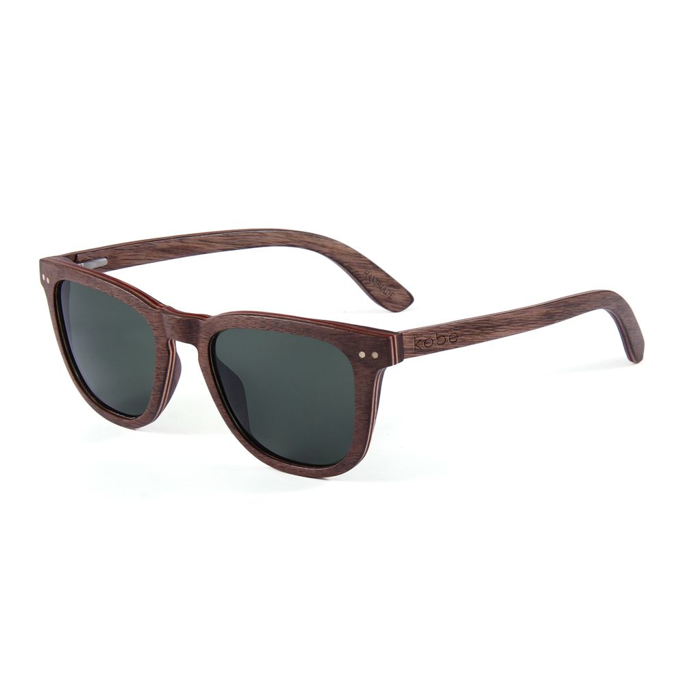 Oahu Walnut sunglasses by Kobe Afrika, product view 1
